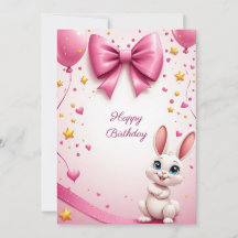 Célébration d'anniversaire de lapin mignon 🐰