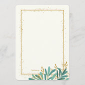 Invitation Célébration d'anniversaire de mariage (Dos)