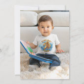 Invitation Célébration d'anniversaire de Peacock - 1 an! (Dos)