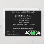 Invitation Célébration d'anniversaire de photo de style de (Dos)