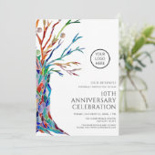 Invitation Célébration d'anniversaire d'entreprise (Debout devant)