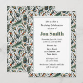 Invitation Célébration d'anniversaire pour la fête des pêcheu (Devant / Derrière)