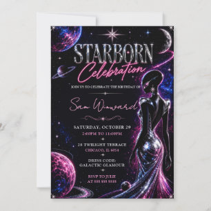 Invitation Célébration d'anniversaire Starborn