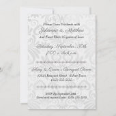 Invitation Célébration de 25 ans de mariage avec photo person (Dos)