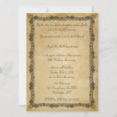 Invitation Célébration de 60 ans de mariage (Dos)