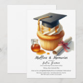 Invitation Célébration de brunch avec Cupcake de remise de di (Devant / Derrière)