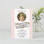 Invitation Célébration de brunch de Pâques de printemps relig (Debout devant)