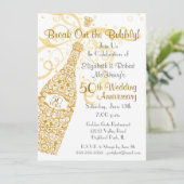 Invitation Célébration de Champagne 50 Années d'Or (Debout devant)