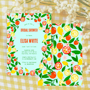 Invitation Célébration de Citron PERSONNALISÉE Mariage d'ÉTÉ