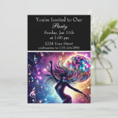 Invitation Célébration de danse : Lueur Rythmique (Debout devant)