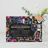 Invitation Célébration de Día de los Muertos (Debout devant)