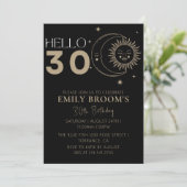 Invitation Célébration de fête d'anniversaire des 30 ans de D (Debout devant)
