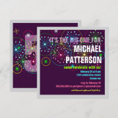 Invitation Célébration de feux d'artifice pour un GRAND (Devant / Derrière)