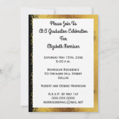 Invitation Célébration de fin d'études Fête de fin d'études O (Dos)