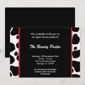 Invitation Célébration de la Boutique Open House (Devant / Derrière)