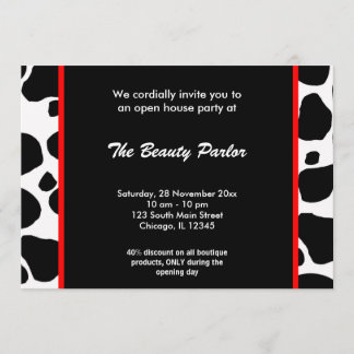 Invitation Célébration de la Boutique Open House