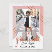 Invitation Célébration de la cérémonie de remise des diplômes (Devant)