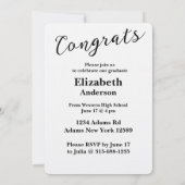 Invitation Célébration de la classe de 2025 (Dos)