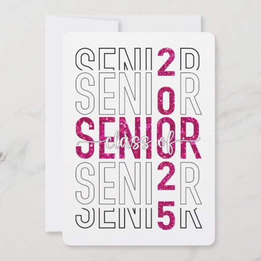 Invitation Célébration de la classe de 2025 (Devant)