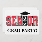 Invitation Célébration de la classe de 2025 (Devant / Derrière)