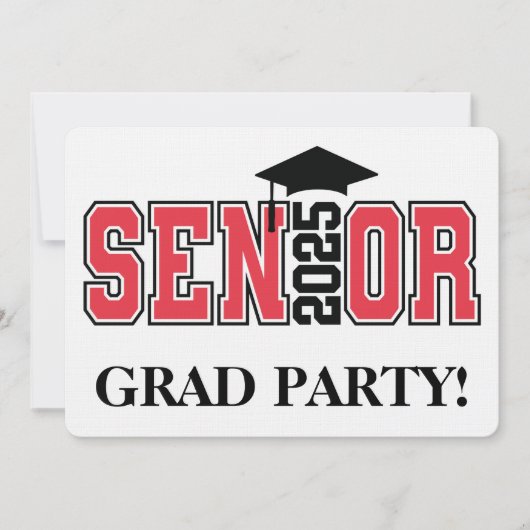 Invitation Célébration de la classe de 2025 (Devant)