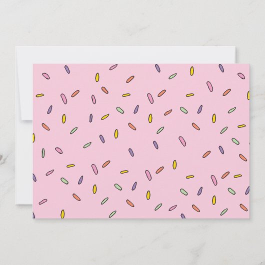 Invitation Célébration de la crème glacée Editable Ice Cream (Dos)