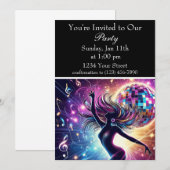 Invitation Célébration de la danse : Lumière rythmique (Devant / Derrière)