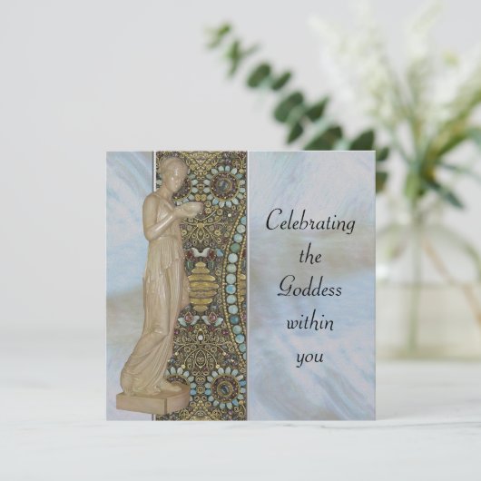 Invitation Célébration de la déesse (Debout devant)