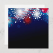 INVITATION **CÉLÉBRATION DE LA FÊTE DE L'INDÉPENDANCE** INVIT (Devant / Derrière)