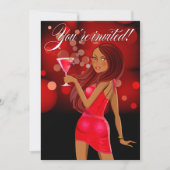 Invitation Célébration de la fête du parti dans n'importe que (Devant)