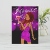 Invitation Célébration de la fête du parti dans n'importe que (Debout devant)