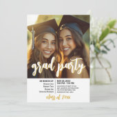 Invitation Célébration de la graduation de groupe - Parti mix (Debout devant)