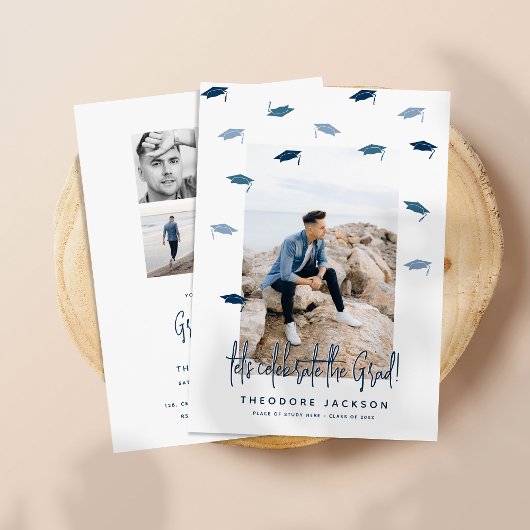 Invitation Célébration de la graduation moderne