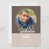 Invitation Célébration de la graduation moderne Photo à deux  (Devant)