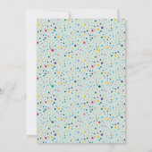 Invitation Célébration de la licorne magique pour les filles (Dos)