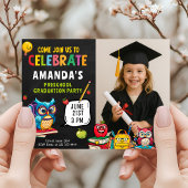 Invitation Célébration de la mignonne maternelle avec photo