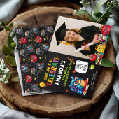 Invitation Célébration de la mignonne maternelle avec photo