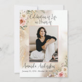 Invitation Célébration de la pêche à la vie et de la nécrolog (Devant)