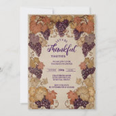 Invitation Célébration de la récolte de vin rustique (Devant)