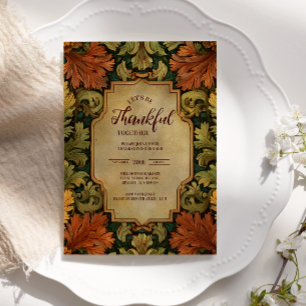 Invitation Célébration de la récolte vintage