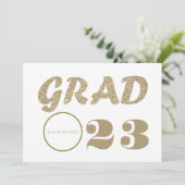 Invitation Célébration de la remise de diplômes 23 avec une i (Debout devant)