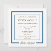 Invitation célébration de la remise des diplômes (Dos)