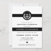 Invitation Célébration de la remise des diplômes de l'école d (Devant)