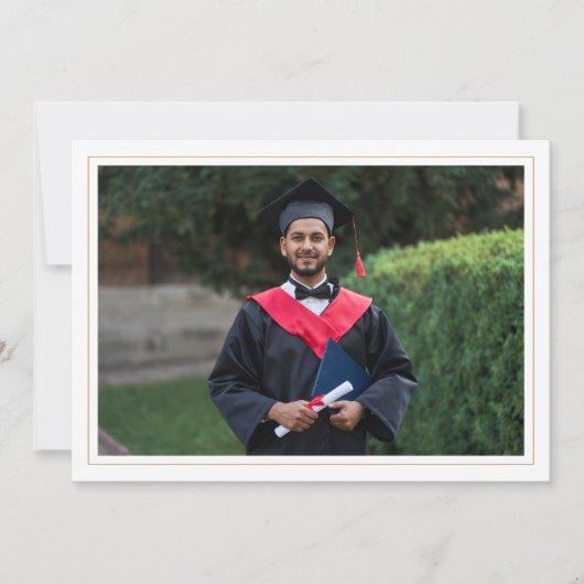 Invitation Célébration de la remise des diplômes de l'école d (Devant)