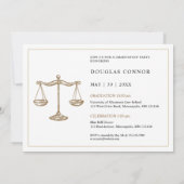 Invitation Célébration de la remise des diplômes de l'école d (Dos)