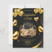 Invitation Célébration de la remise des diplômes dorée 2026 (Dos)