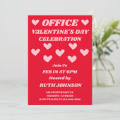 Invitation Célébration de la Saint-Valentin au bureau (Debout devant)