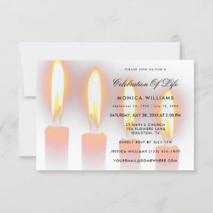 Invitation Célébration De La Vie