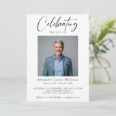 Invitation Célébration de la vie à l'occasion des funérailles (Debout devant)