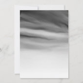 Invitation Célébration de la vie Ardoise Gris Ombre Photo Fun (Dos)